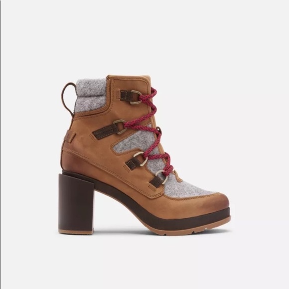 Sorel Blake Lace Up Boot Brown Gray SZ 6.5 NWT - Picture 2 of 15